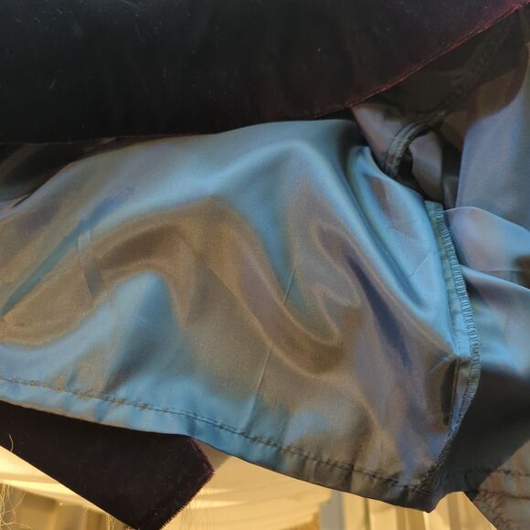 Vintage Norton McNaughton Maxi Skirt 10 Purple Velvet Goth Witchy Long - Picture 6 of 6